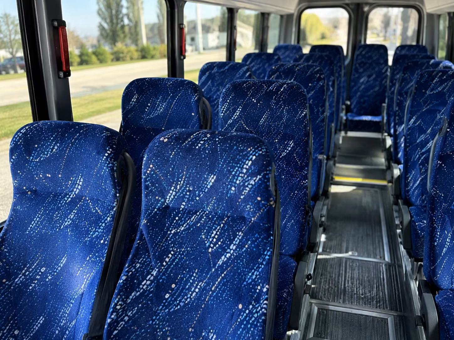 15 passenger minibus inside