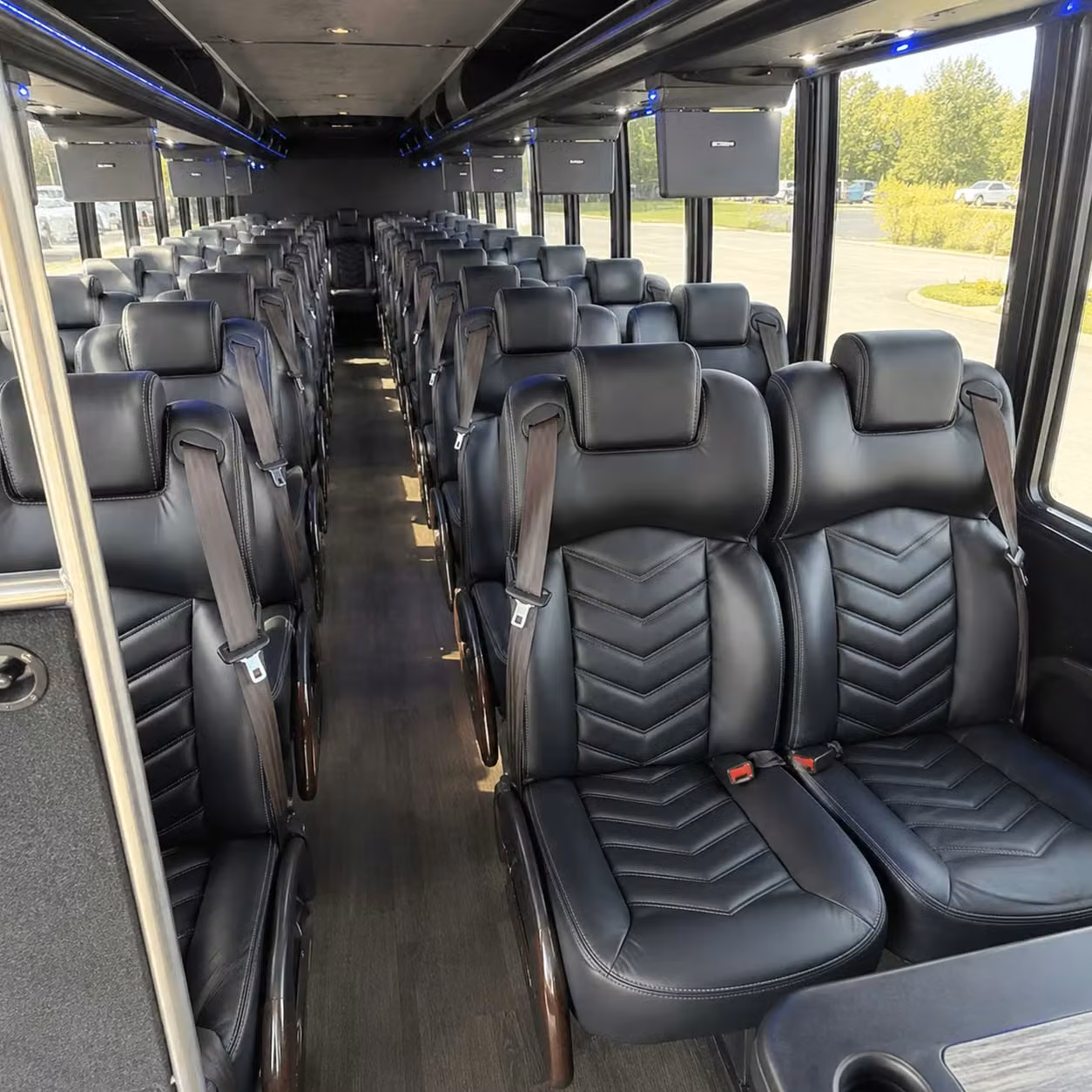 28 passenger minibus inside