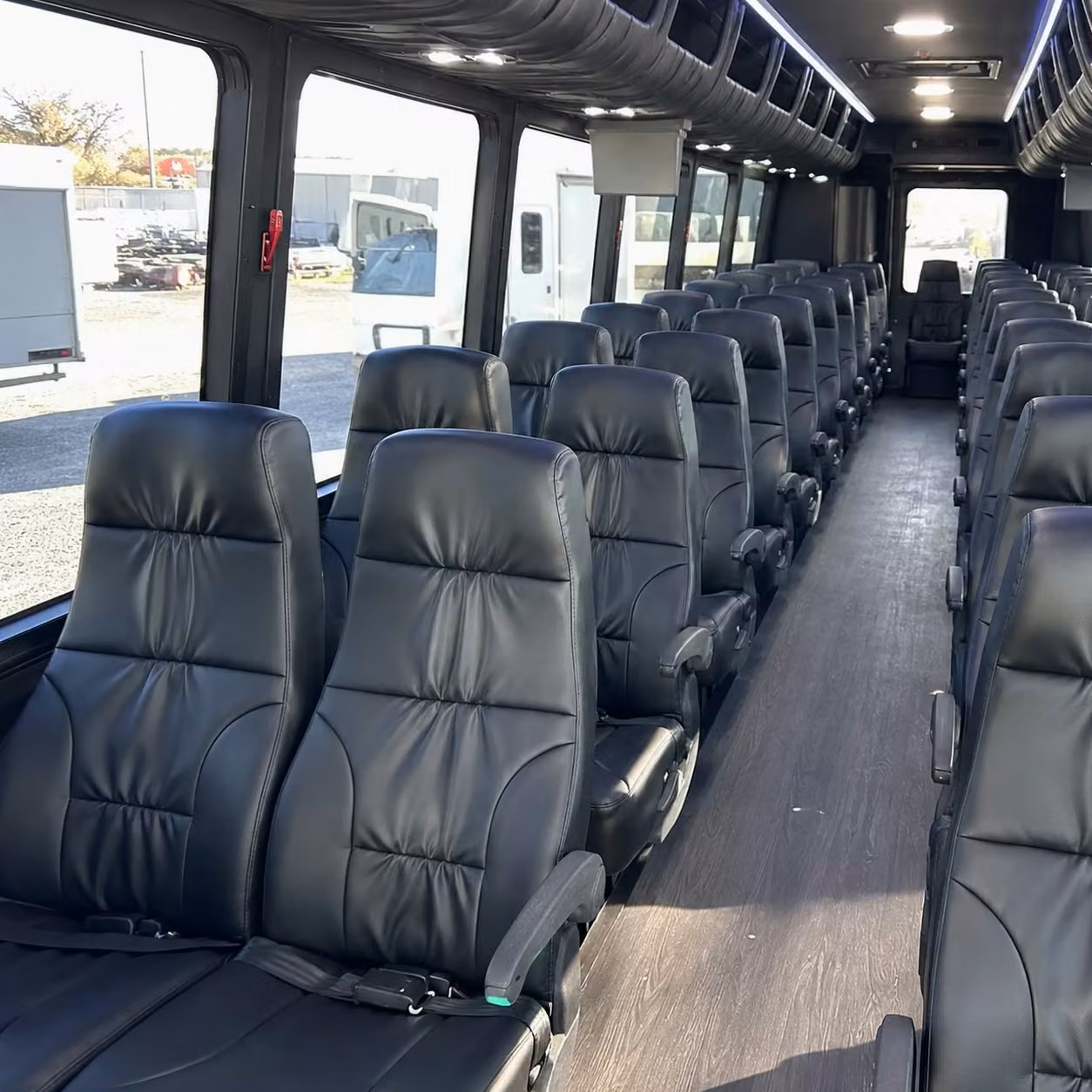 28 passenger minibus interior