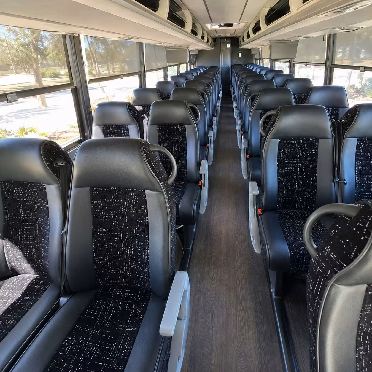 berkeley charter bus interior