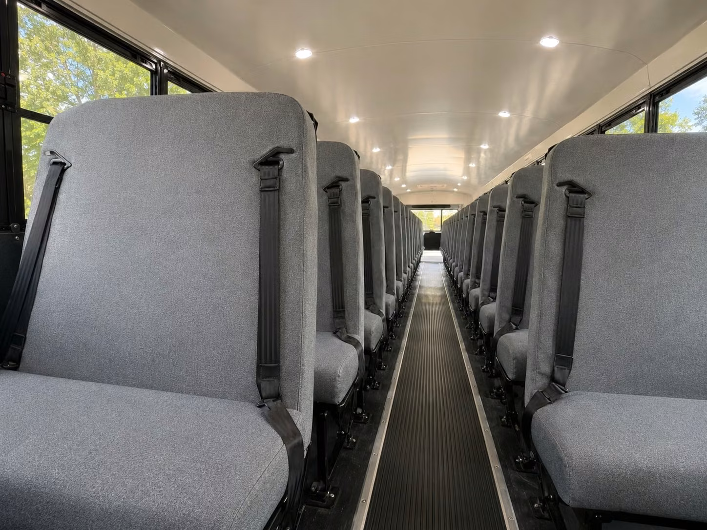 school bus interior